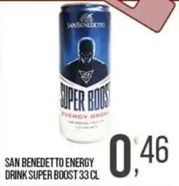 Cash pro San Benedetto energy drink super boost offerta