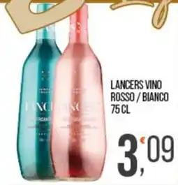 Cash pro Lancers vino rosso / bianco offerta