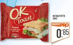 Cash pro OK Toast Fette offerta