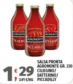 Vivo Supermercati Salsa pronta Agromonte offerta