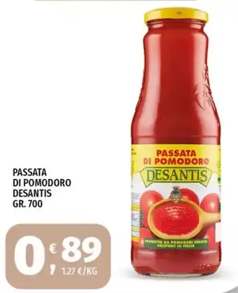 Vivo Supermercati Passata di pomodoro Desantis offerta