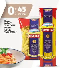 Vivo Supermercati Pasta formati tradizionali Divella offerta