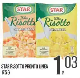 Cash pro Star risotto pronto linea offerta