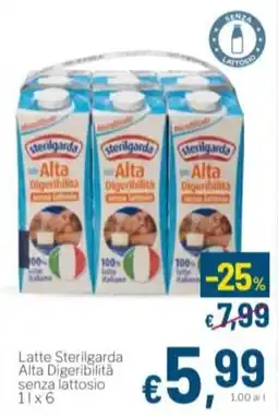 Aldel Discount Latte Sterilgarda Alta Digeribilità senza lattosio offerta
