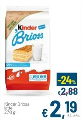 Kinder Brioss latte