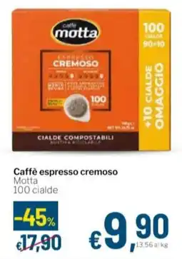 Aldel Discount Caffè espresso cremoso Motta offerta