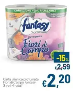 Aldel Discount Carta igienica profumata Fiori di Campo Fantasy offerta