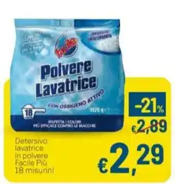 Aldel Discount Polvere Lavatrice Facile Più offerta