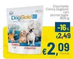 Aldel Discount Crocchette Crancy DogGold cani piccola taglia offerta