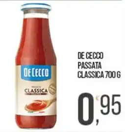 Cash pro De Cecco passata classica offerta