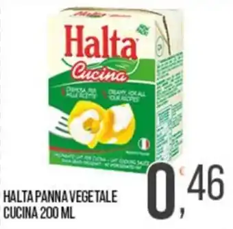 Cash pro Halta panna vegetale cucina offerta