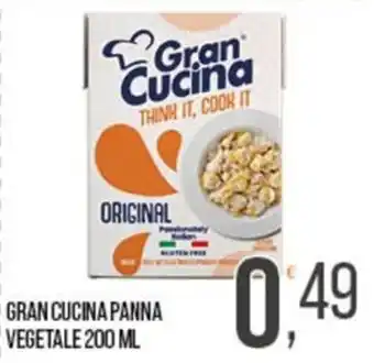 Cash pro Gran Cucina panna vegetale offerta