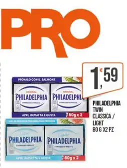Cash pro Philadelphia Twin Classica / Light offerta