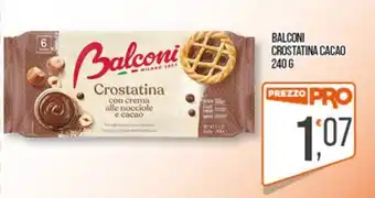 Cash pro Balconi Crostatina Cacao offerta