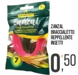 Cash pro Zanzal braccialetto repellente insetti offerta