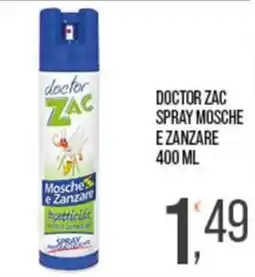 Cash pro Doctor Zac spray mosche e zanzare offerta