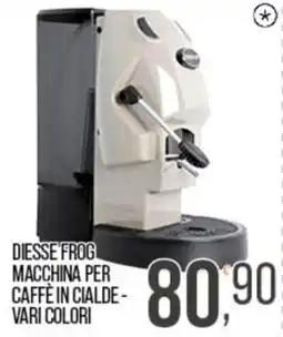 Cash pro Diesse' Frog macchina per caffè in cialde offerta