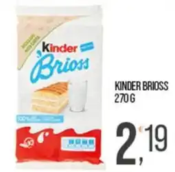 Cash pro Kinder Brioss offerta