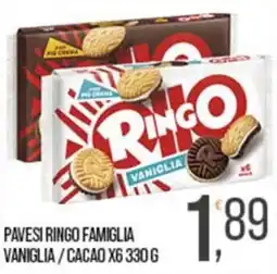 Cash pro Pavesi Ringo famiglia offerta
