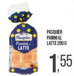 Cash pro Pasquier Panini al latte offerta