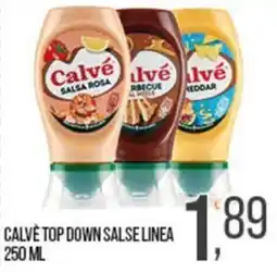 Cash pro Calvé top down salsa linea offerta