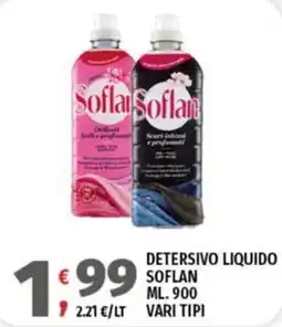 Vivo Supermercati Detersivo liquido Soflan offerta