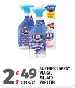 Vivo Supermercati Superfici spray Viakal offerta