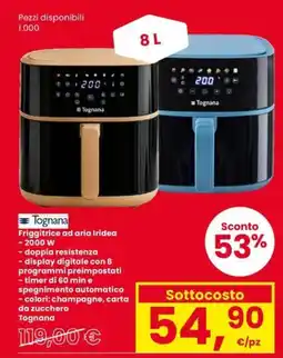 Eurospar Friggitrice ad aria Iridea Tognana offerta