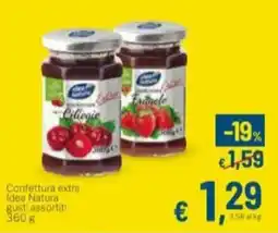 Aldel Discount Idea Natura Confettura extra gusti assortiti offerta