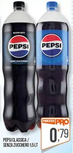 Cash pro Pepsi classica / senza zucchero offerta