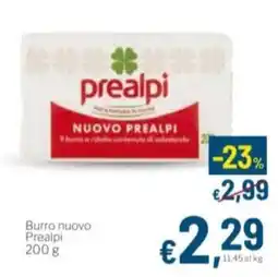 Aldel Discount Burro nuovo Prealpi offerta