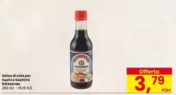 Eurospar Salsa di soia per Sushi e Sashimi Kikkoman offerta