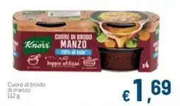 Aldel Discount Knorr Cuore di brodo Manzo offerta