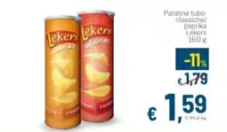 Aldel Discount Patatine tubo classiche paprika Lekers offerta