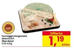 Eurospar Formaggio Gorgonzola dolce D.O.P. offerta