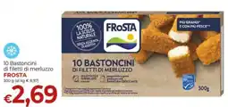 Supermercati Nonna Isa 10 bastoncini di filetti di merluzzo Frosta offerta