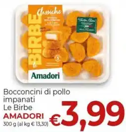 Supermercati Nonna Isa Bocconcini di pollo impanati Le Birbe Amadori offerta