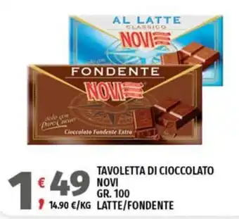 Vivo Supermercati Tavoletta di cioccolato Novi offerta