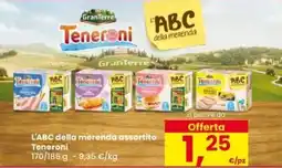 Eurospar L'ABC della merenda assortito Teneroni offerta