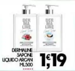 Enne Market Dermaline sapone liquido argan offerta
