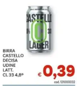Vivo Supermercati Birra Castello Decisa offerta