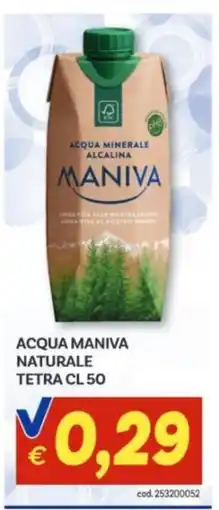 Vivo Supermercati Acqua Maniva Naturale offerta