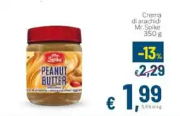 Aldel Discount Crema di arachidi Mr. Spike offerta