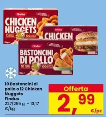 Bastoncini di pollo Findus