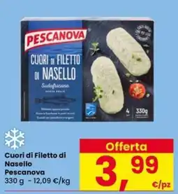 Eurospar Cuori di Filetto di Nasello Pescanova offerta