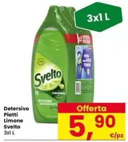 Eurospar Detersivo Piatti Limone Svelto offerta