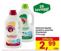 Eurospar Detersivo liquido lavatrice assortito Chanteclair offerta