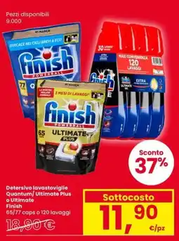 Eurospar Detersivo lavastoviglie Finish offerta