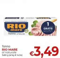 Supermercati Nonna Isa Tonno al naturale RIO MARE offerta