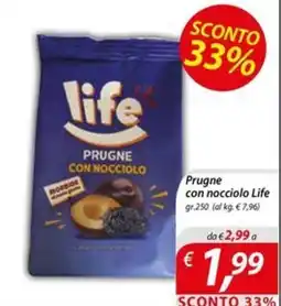 DiMeglio Prugne con nocciolo Life offerta